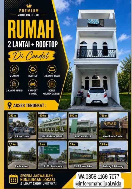 dijual rumah condet