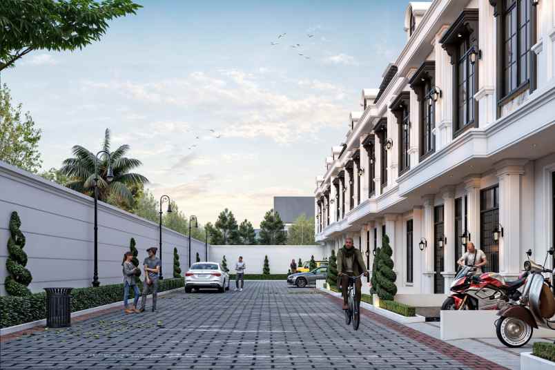 dijual rumah deli park private