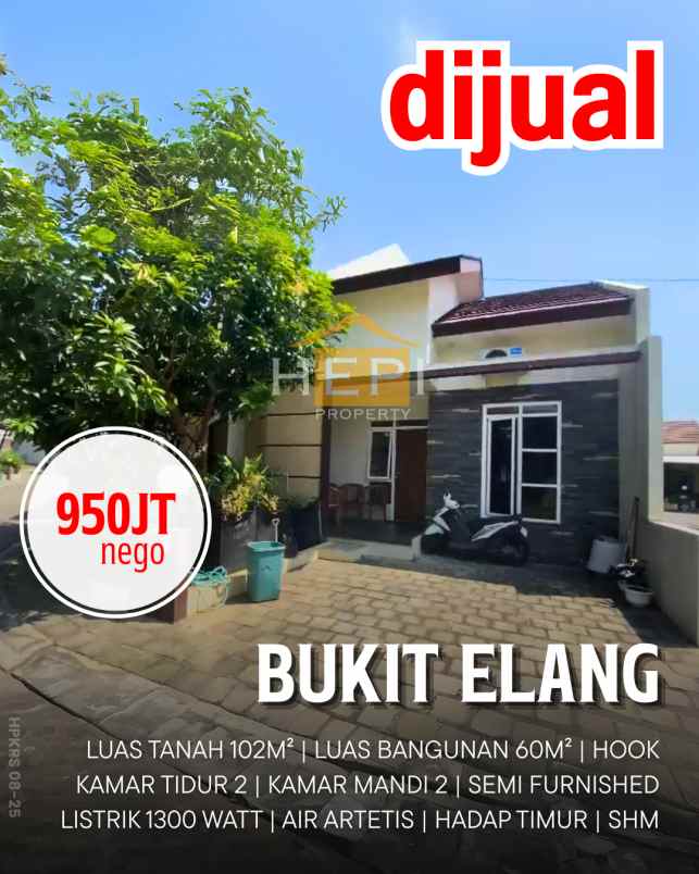 dijual rumah di bukit elang residence semarang