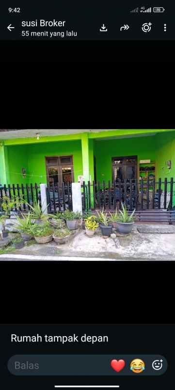 dijual rumah di jl mangga lamper tengah semarang