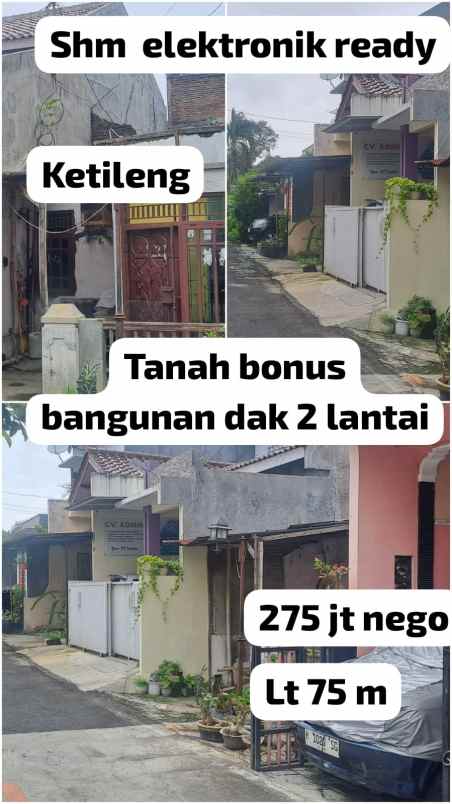 dijual rumah di kehilangan kencana semarang