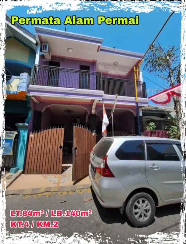 dijual rumah di permata alam permai c