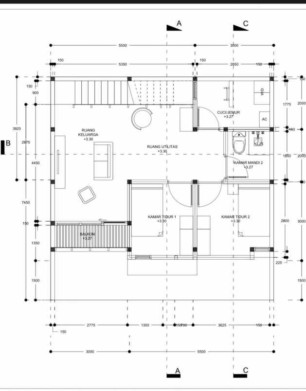dijual rumah duren sawit