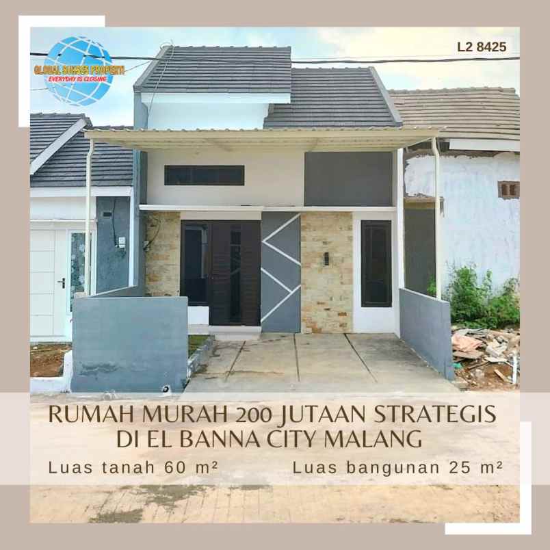 dijual rumah el banna city ngenep