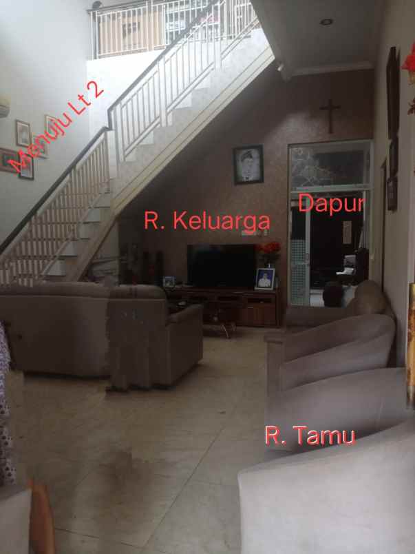 dijual rumah harapan indah cluster aralia