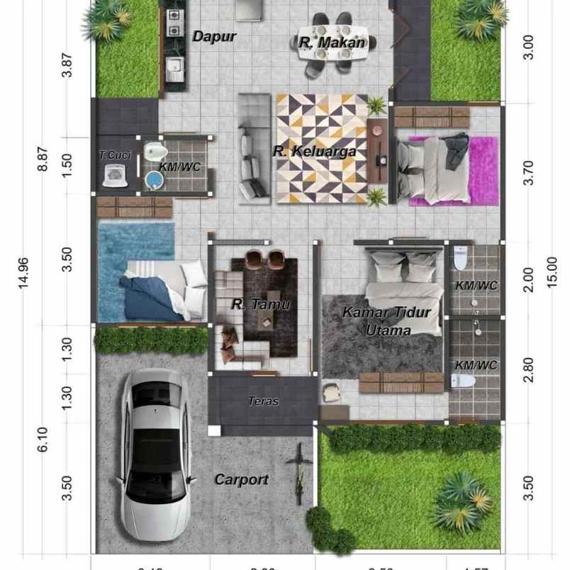 dijual rumah jalan jendral sudirman
