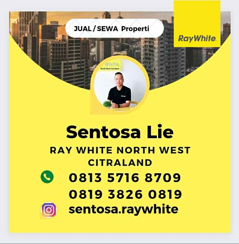 dijual rumah jalan northwest lake citraland