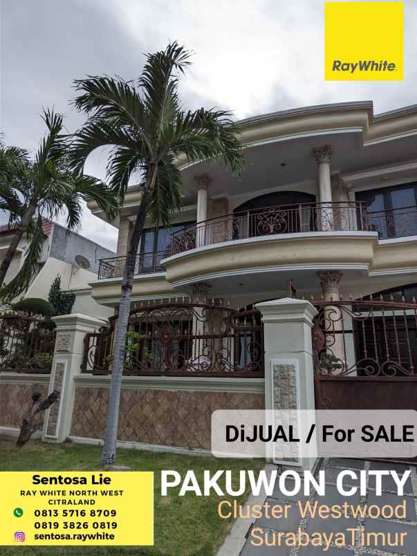 dijual rumah jalan pakuwon city