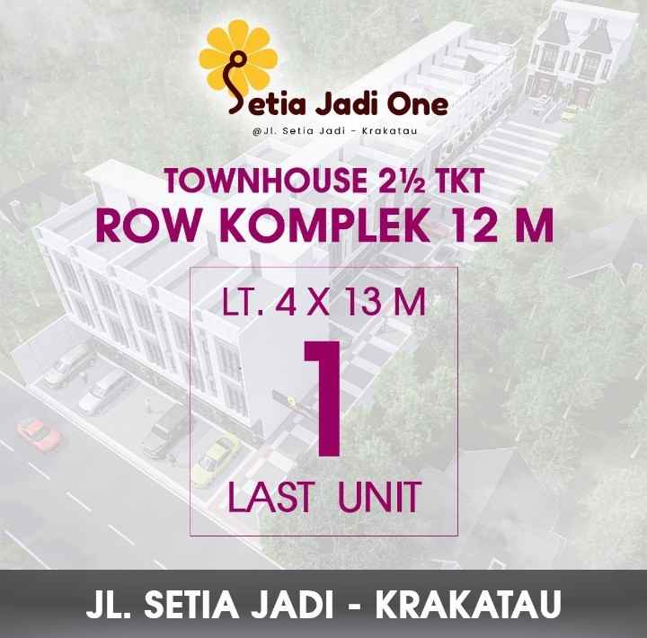 dijual rumah jalan setia jadi krakatau