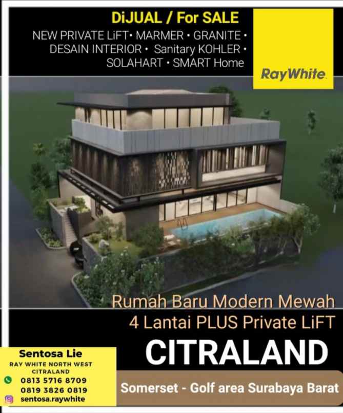 dijual rumah jalan somerset citraland