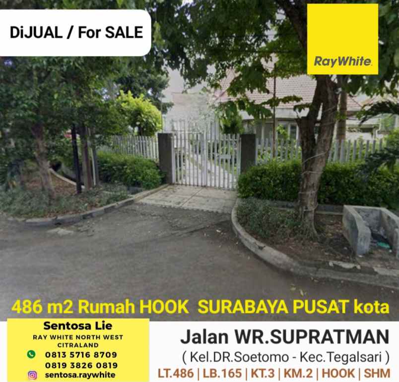 dijual rumah jalan wr supratman