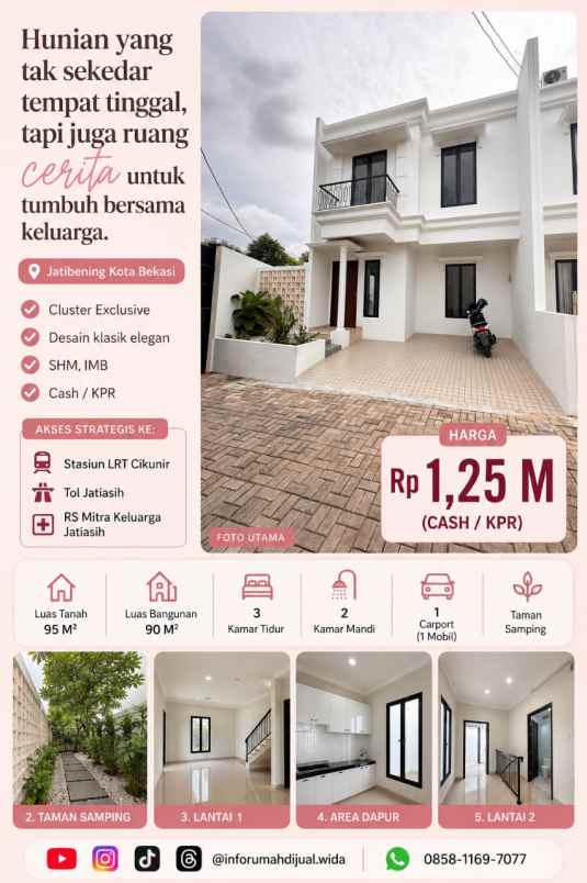 dijual rumah jatibening