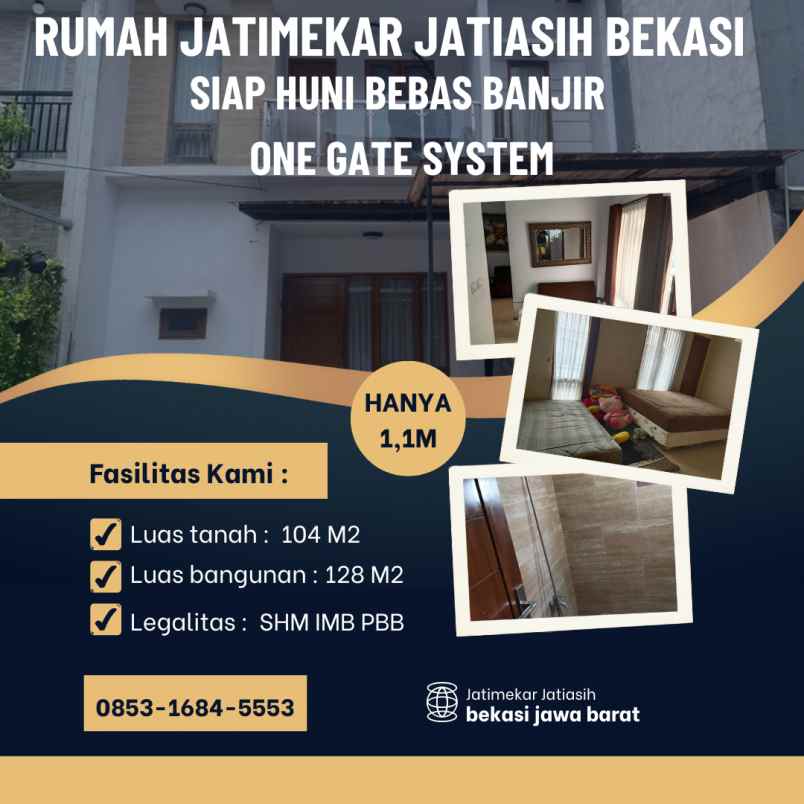 dijual rumah jatimekar jatiasih bekasi