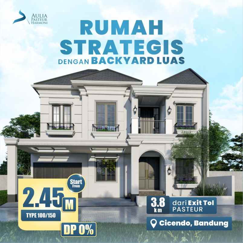 Rumah 2 Lantai Mewah Dijual Di Pasteur Bandung - Jalan Budi Cimahi