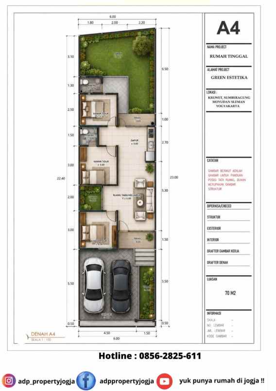 dijual rumah jl godean km 13 moyudan sleman