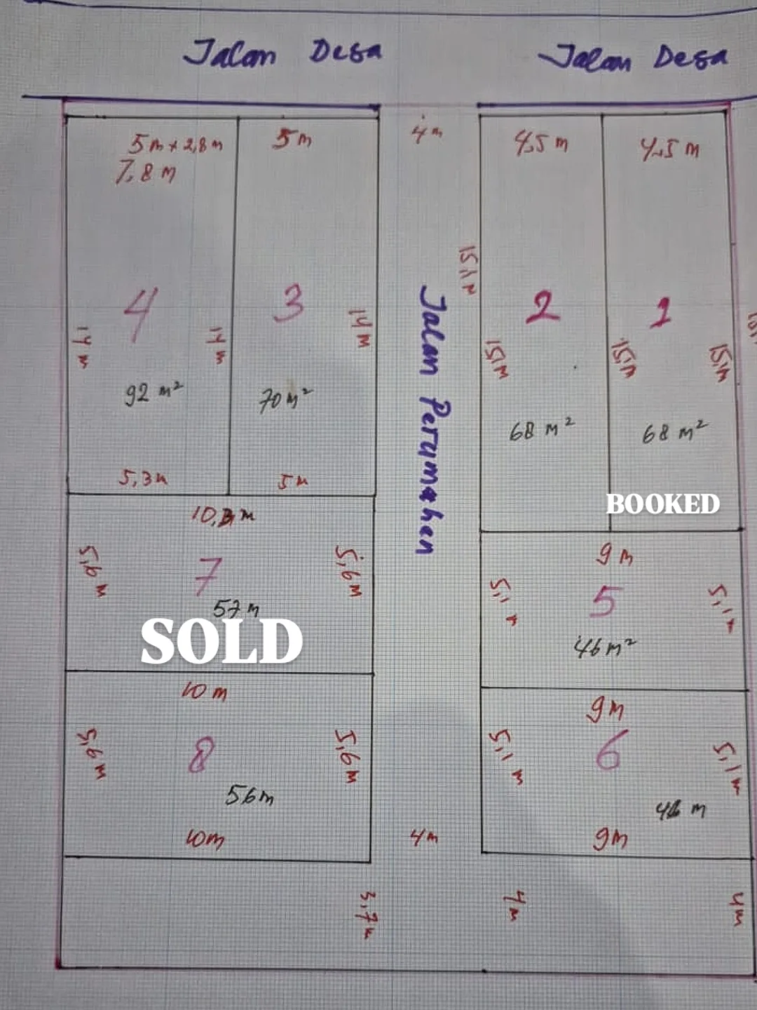 dijual rumah jl keadilan jalan situasi