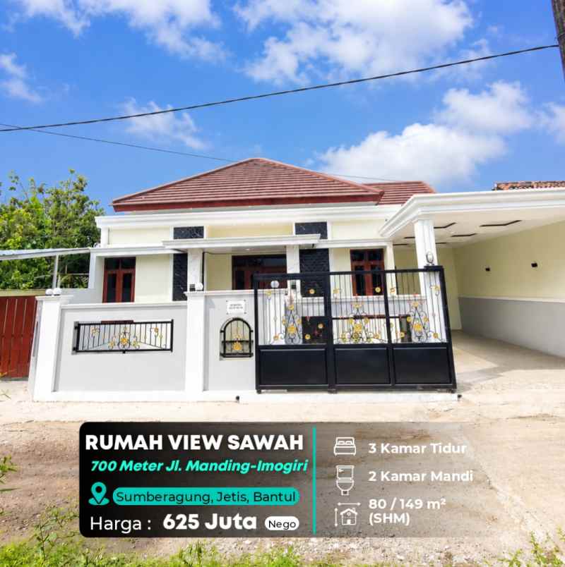 dijual rumah jl manding imogiri