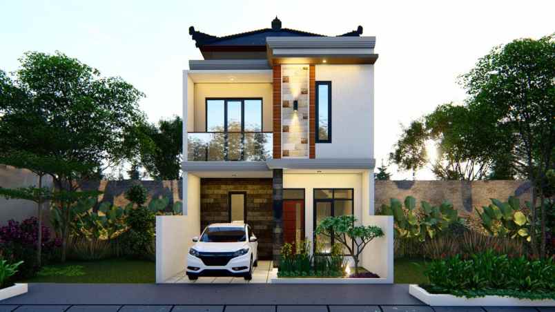 Rumah 2 Lantai Dekat Tol Di Pinggir Jalan Raya Radar Auri Depok