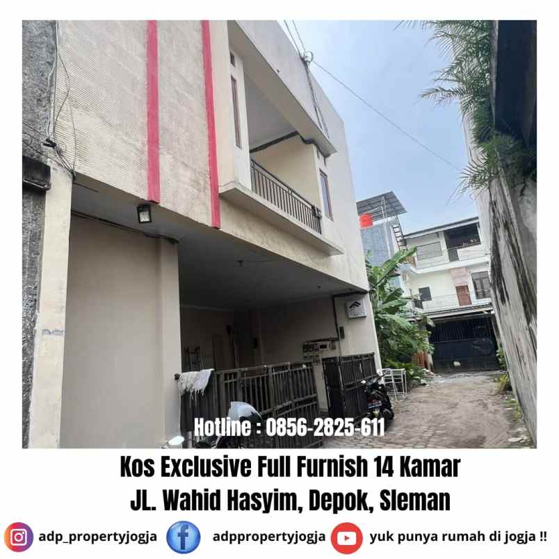 dijual rumah jl wahid hasyim condong