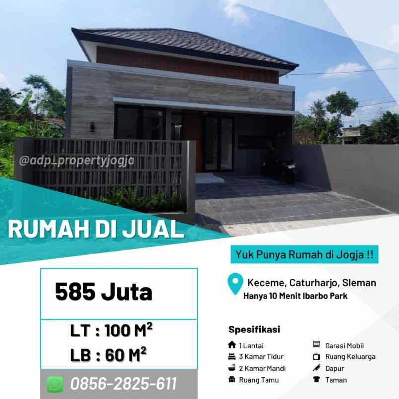 dijual rumah keceme caturharjo sleman