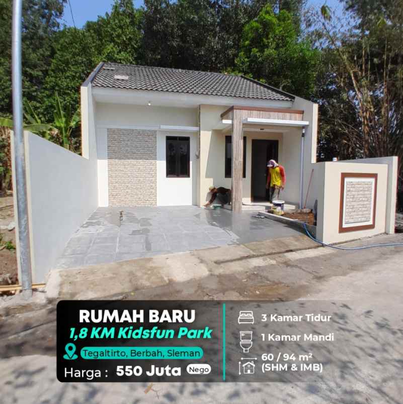 dijual rumah kids fun park