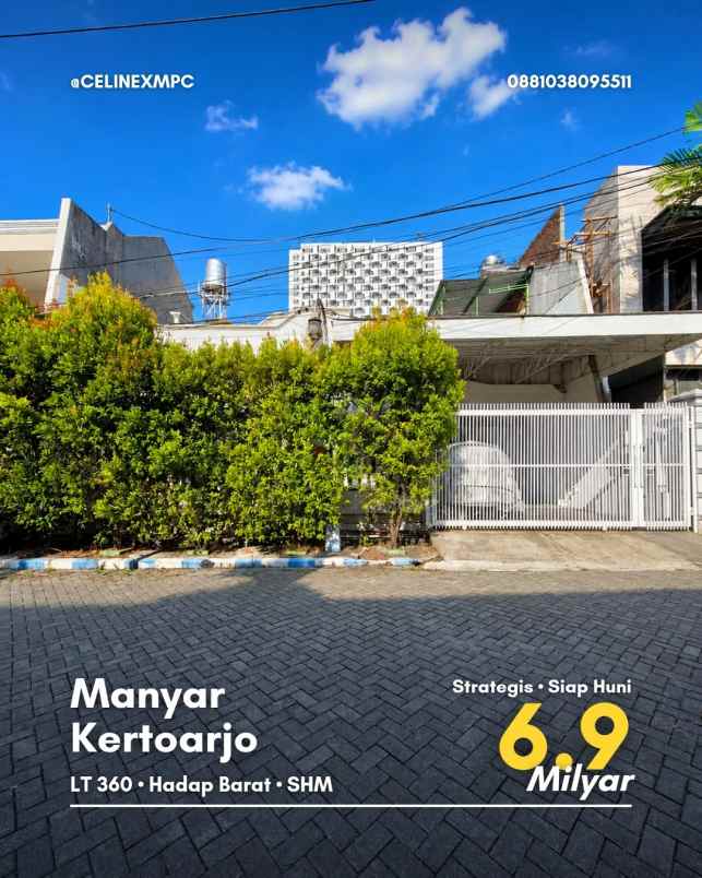 dijual rumah manyar kertoarjo