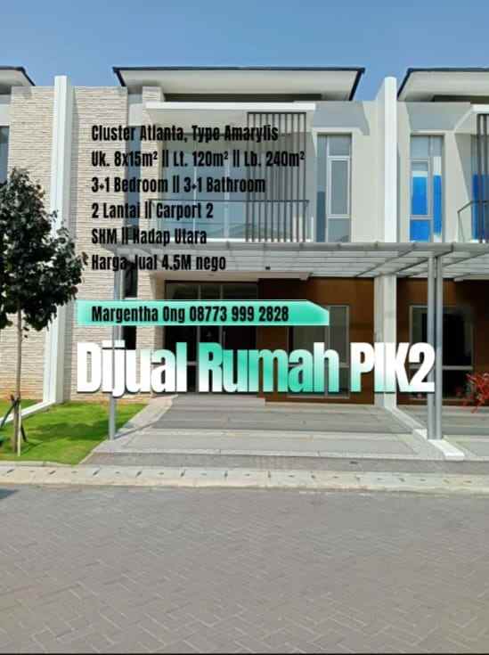 dijual rumah pantai indah kapuk jakarta