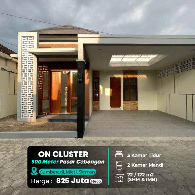 dijual rumah pasar cebongan