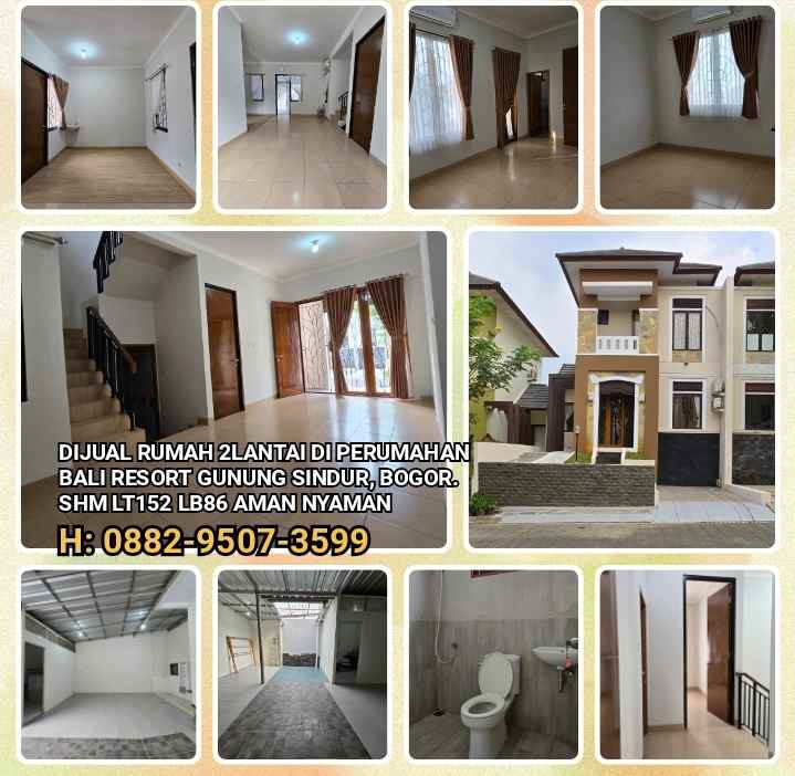 dijual rumah perumahan bali resort