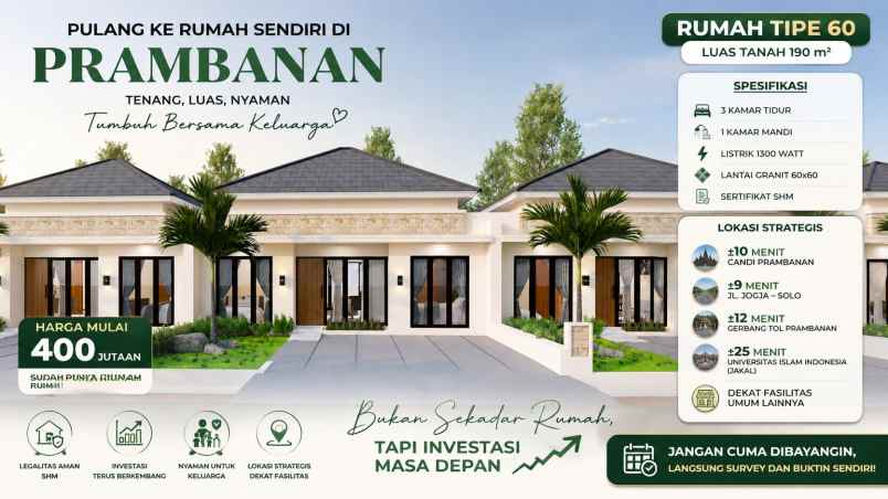 dijual rumah perumahan tanjung sari