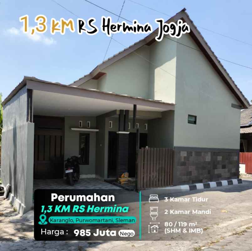 dijual rumah rs hermina