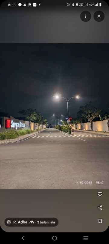 dijual rumah surya breeze cluster garden