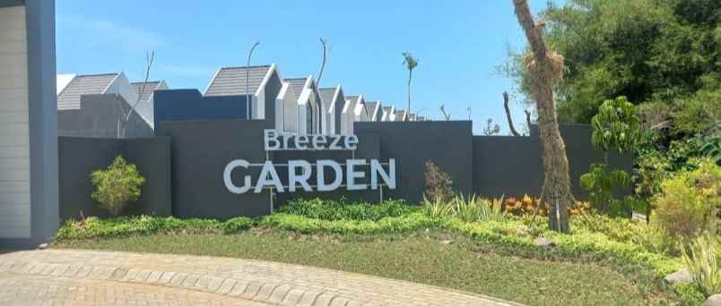 dijual rumah surya breeze cluster garden