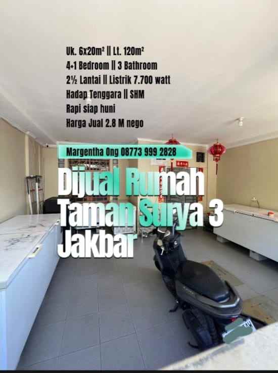dijual rumah taman surya jakarta barat