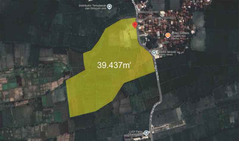 dijual tanah babakan caringin kabupaten