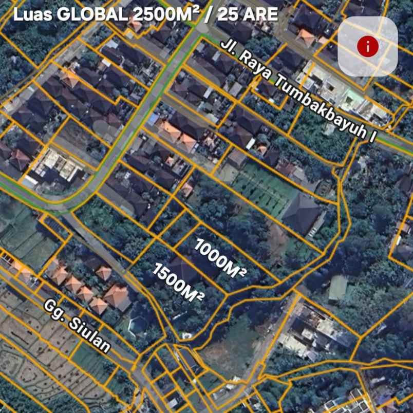 dijual tanah belakang terminal ubung