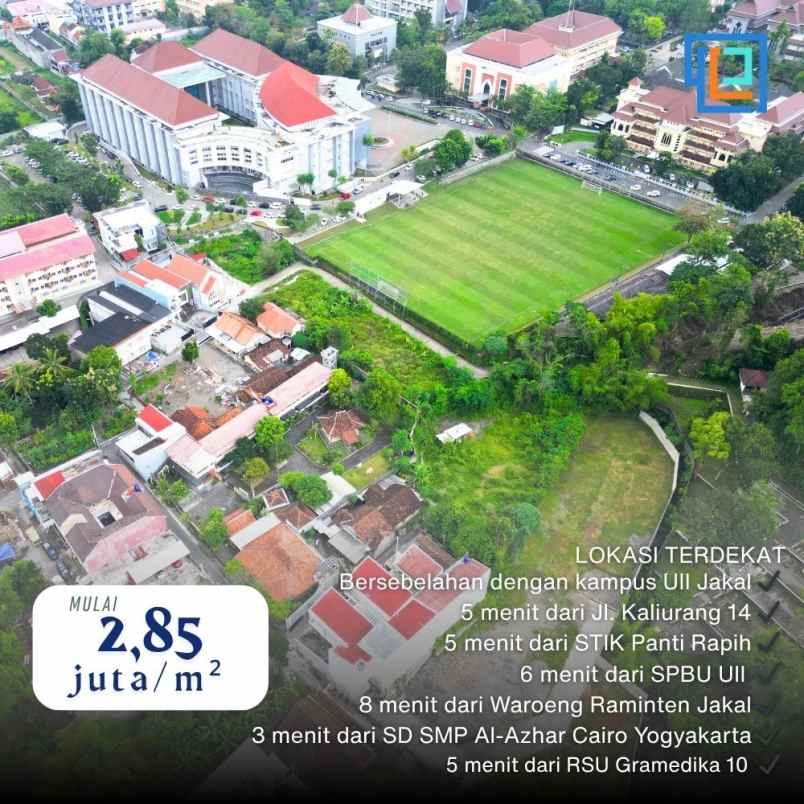 dijual tanah bonjotan selatan persis