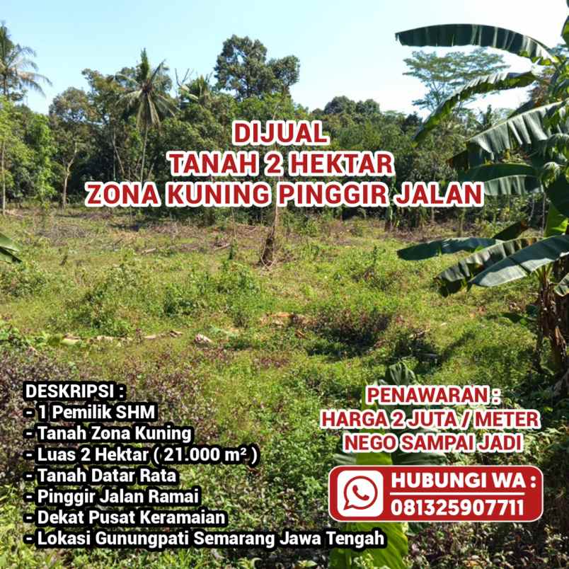 dijual tanah cepoko