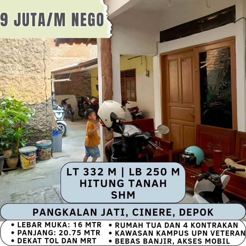 dijual tanah cilobak pangkalan jati