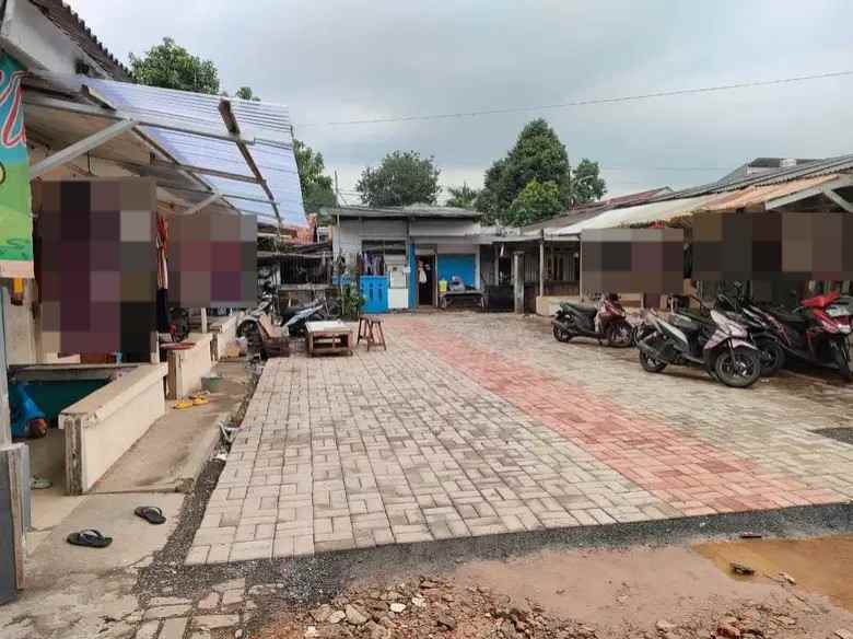 dijual tanah dan bangunan kontrakan di ciater