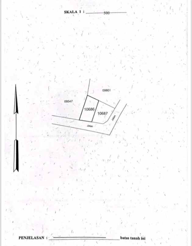 dijual tanah gamping