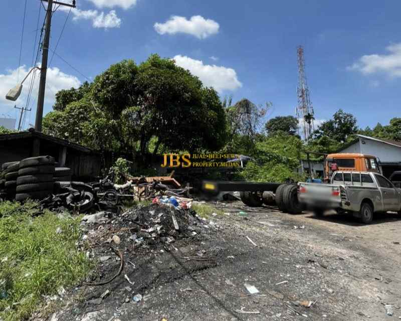 dijual tanah jalan cemara posisi depan