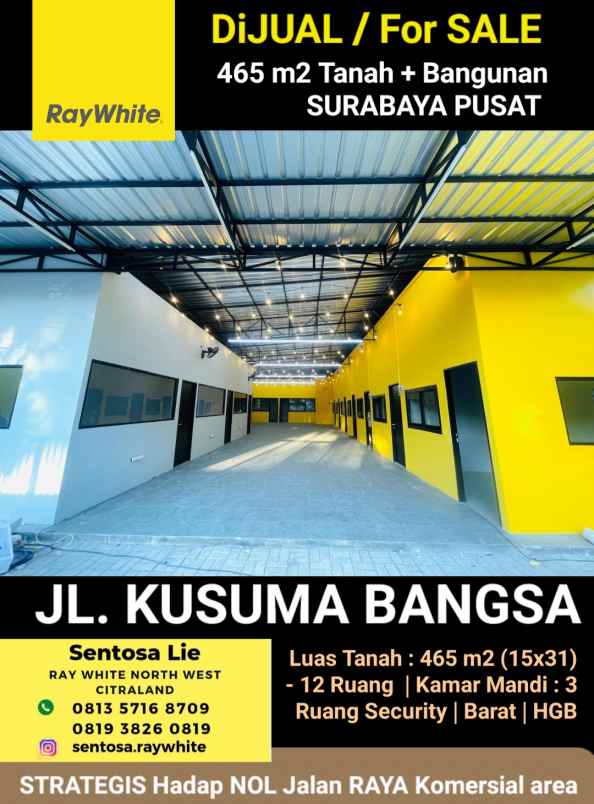 dijual tanah jalan kusuma bangsa