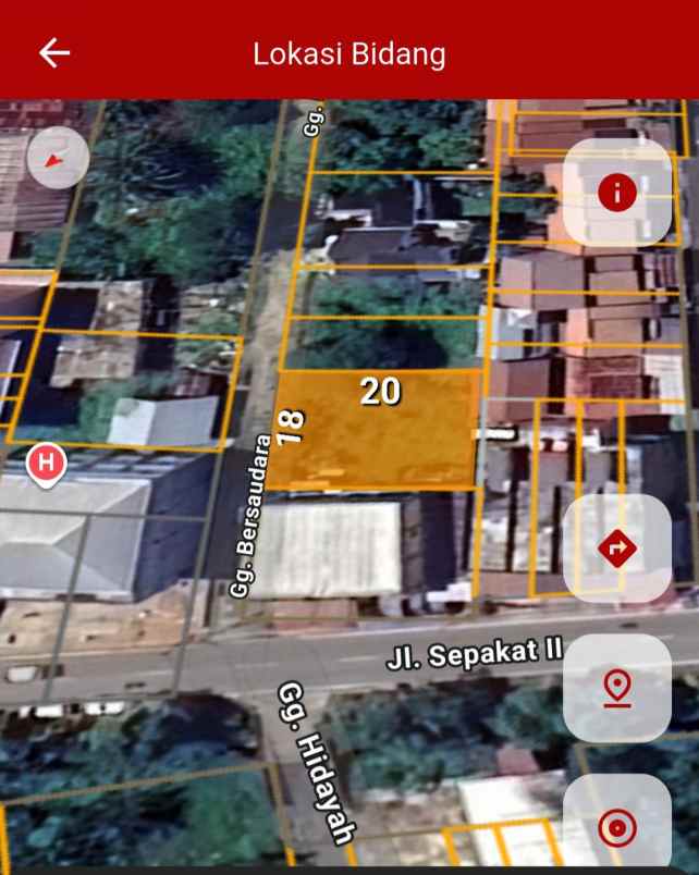 dijual tanah jalan sepakat 2