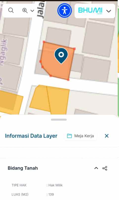 dijual tanah jl kaliurang km 7 5