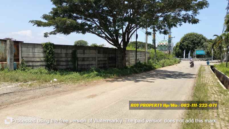 dijual tanah jl pltgu muara tawar