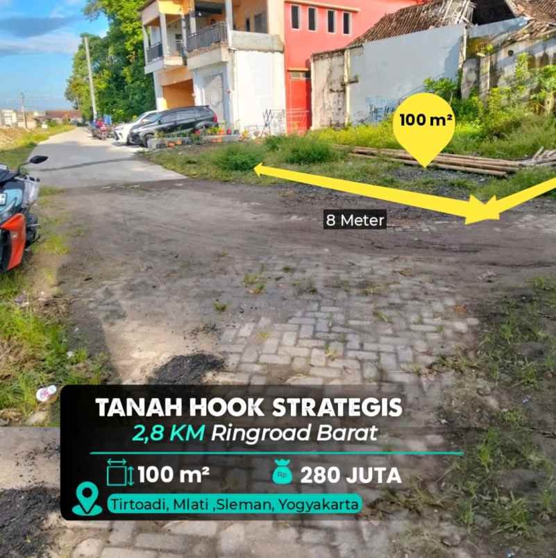 dijual tanah jl sidomoyo