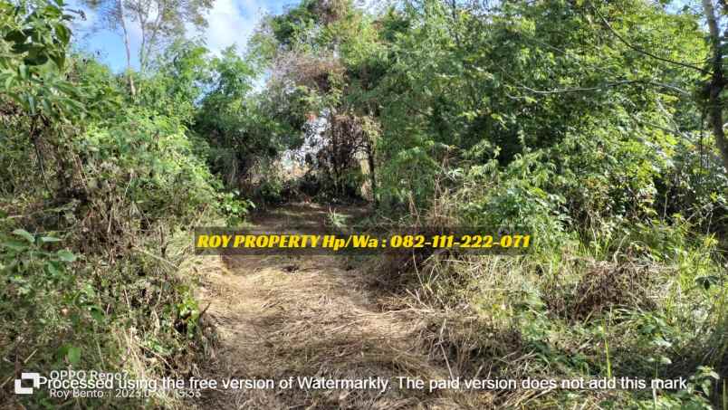 dijual tanah jl uluwatu ii jimbaran