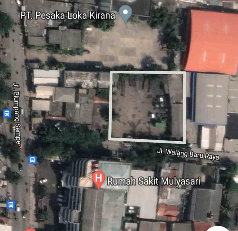 dijual tanah jl walang baru raya