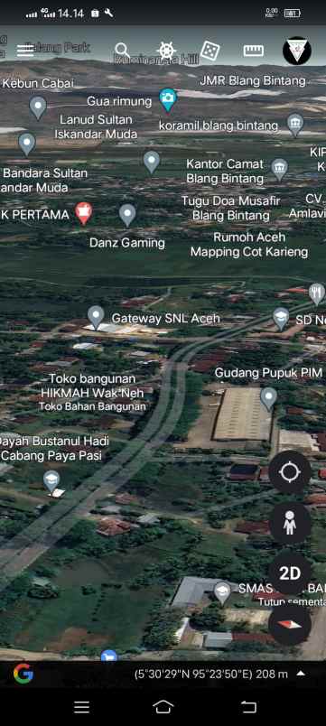 Jual Tanah Strategis Lokasi Di Jln Bandara Sultan Iskandar Mudasim